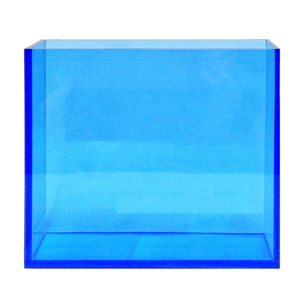 Blue Rectangle Shade Vase