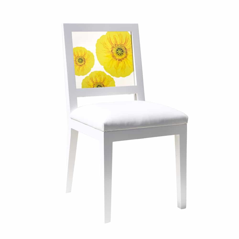 Yellow Poppy Window Chair